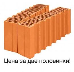 Керамический блок Porotherm 51 1/2 510x250x219 М100