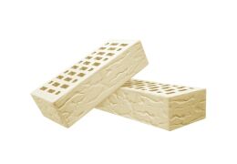 Кирпич лицевой одинарный 1 НФ TEREX Слоновая кость рустик